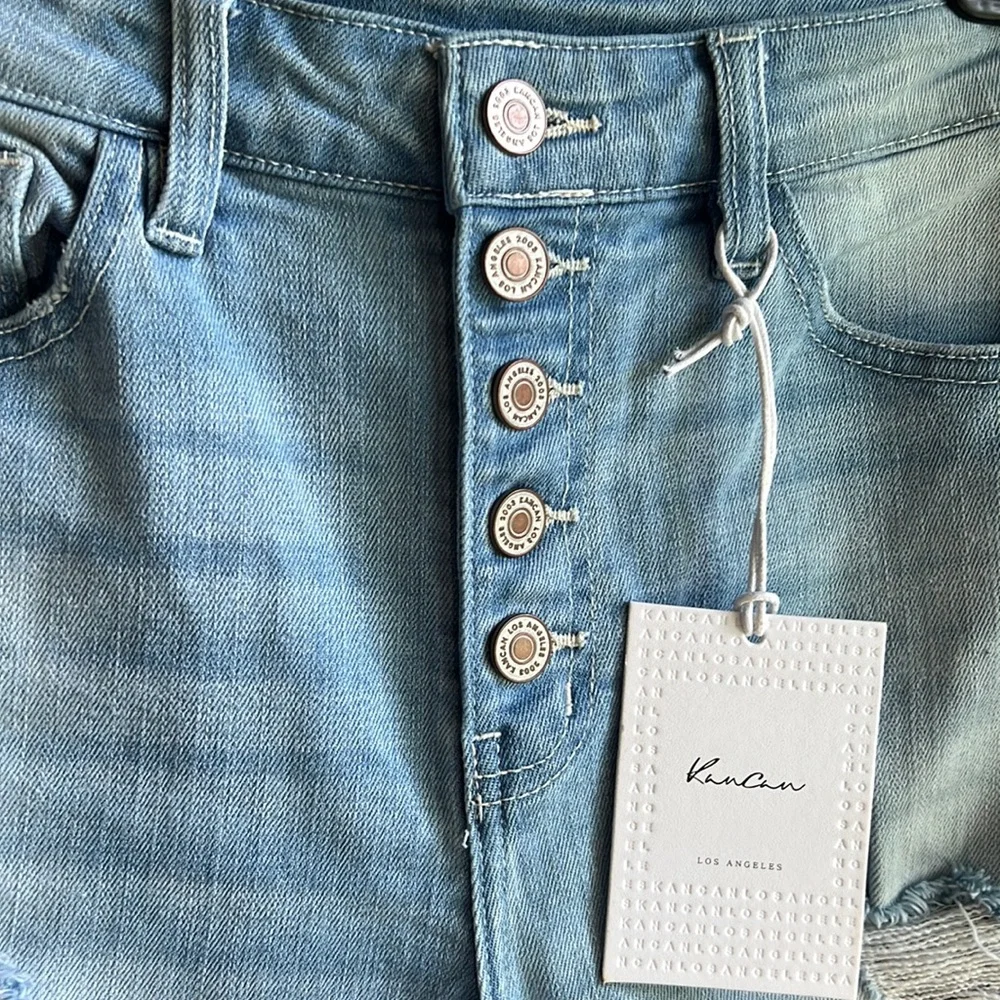 KanCan Distressed Fray Hem Jean - Picture 2 of 5